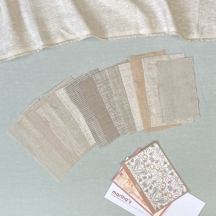 Linen Thread Sample Linen Sample Pack - Natural