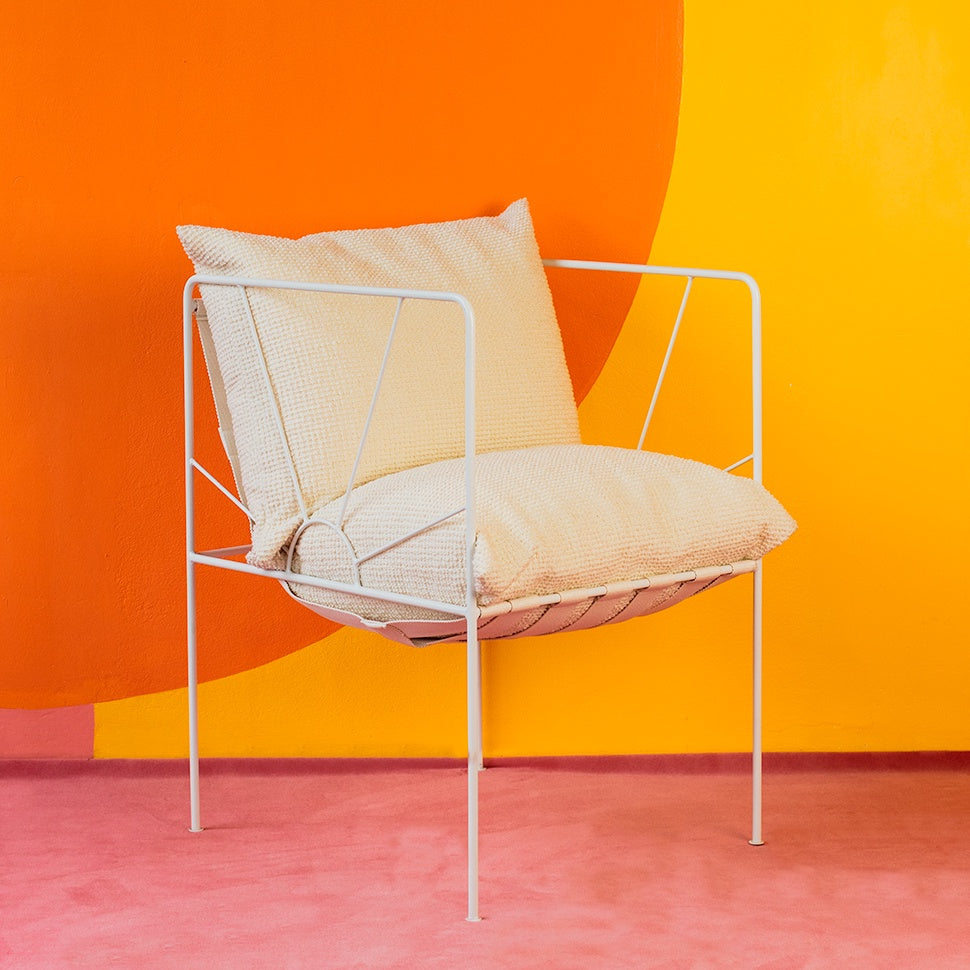 Sitting Pretty Sunrise Chair - White